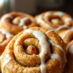 Banana Bread Cinnamon Rolls Banana cinnamon rolls Homemade cinnamon rolls with banana Easy banana breakfast rolls Banana bread breakfast pastry