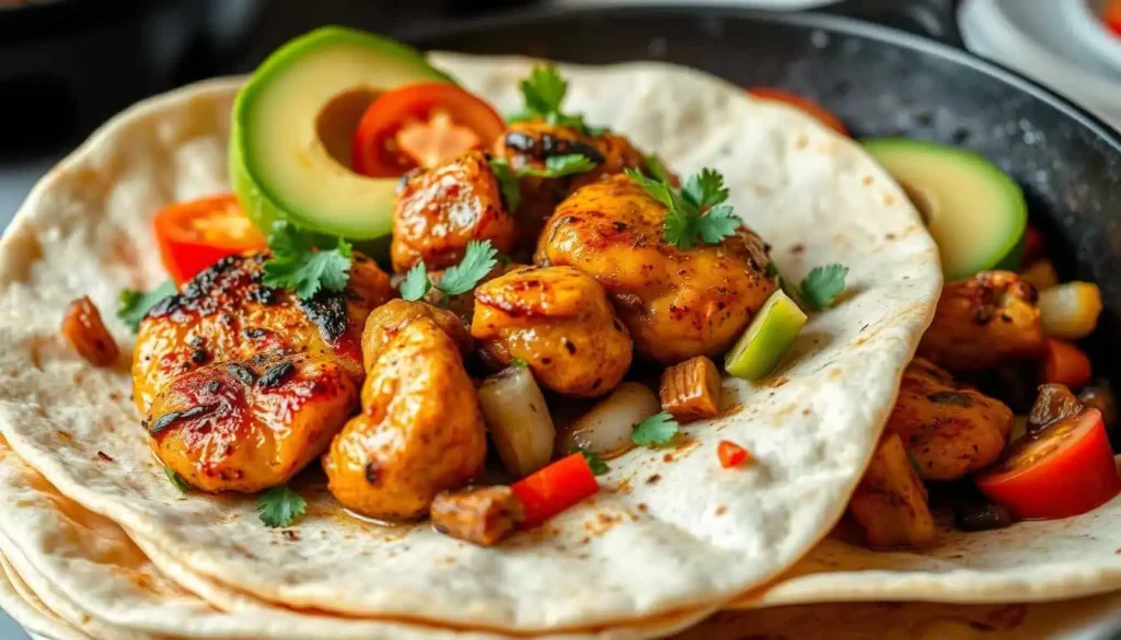 Chicken fajita quesadillas Tex-Mex quesadillas Easy chicken quesadilla recipe Chicken and bell pepper quesadillas Cheesy fajita quesadilla