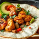 Chicken fajita quesadillas Tex-Mex quesadillas Easy chicken quesadilla recipe Chicken and bell pepper quesadillas Cheesy fajita quesadilla