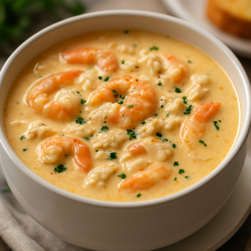 Seafood Bisque Recipe Homemade Crab and Shrimp Soup Creamy Seafood Soup Crab and Shrimp Soup Recipe