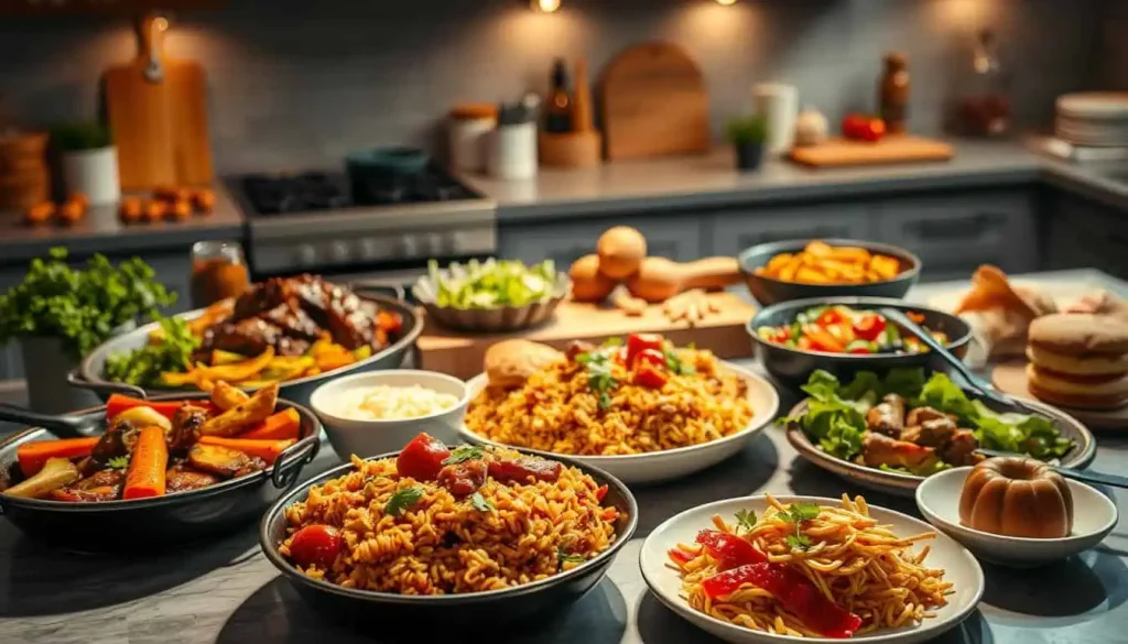 One-Pan Bold Honey BBQ Chicken Rice

Easy BBQ Chicken and Rice

Skillet Honey BBQ Chicken

One-Pot Chicken Rice Recipe

Quick Chicken and Rice Dinner