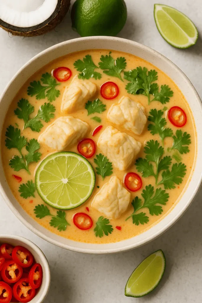 Coconut Lime Fish Soup